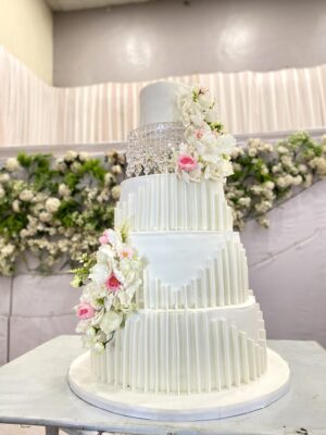 Aligned in Love Cake