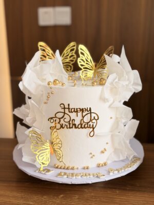 Artsy Wafer Paper Cake