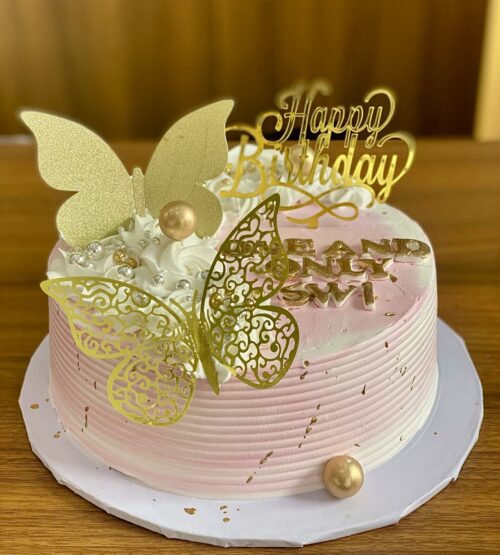 BUTTERFLY BUDGET CAKE