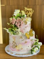 Floral Pink Cake