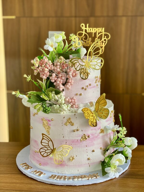 Floral Pink Cake