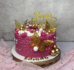 Girly Butterfly Budget Cake