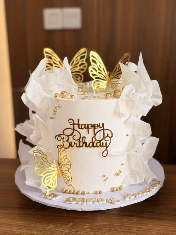 Artsy Wafer Paper Cake