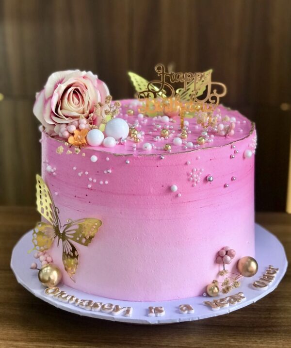 Ombré Pink Cake