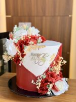 Floral Delight Whipped Cream Cake