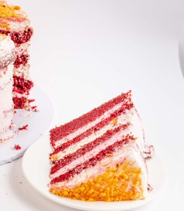 Red Velvet Dessert Slice Cake